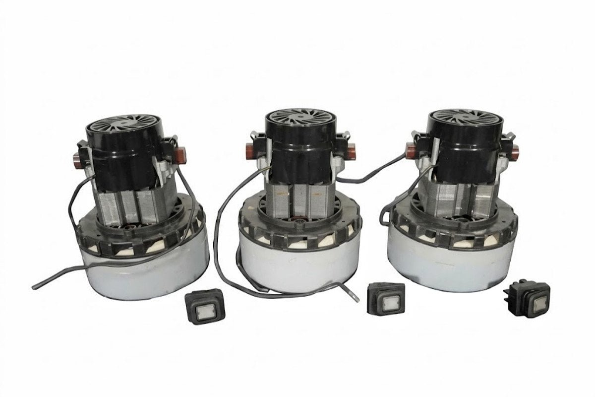 Industrial vacuum motor types